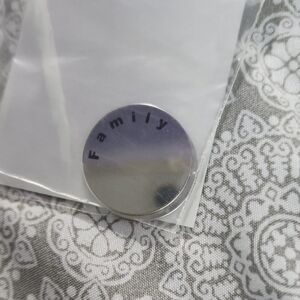 Silver Family Charm,  Large